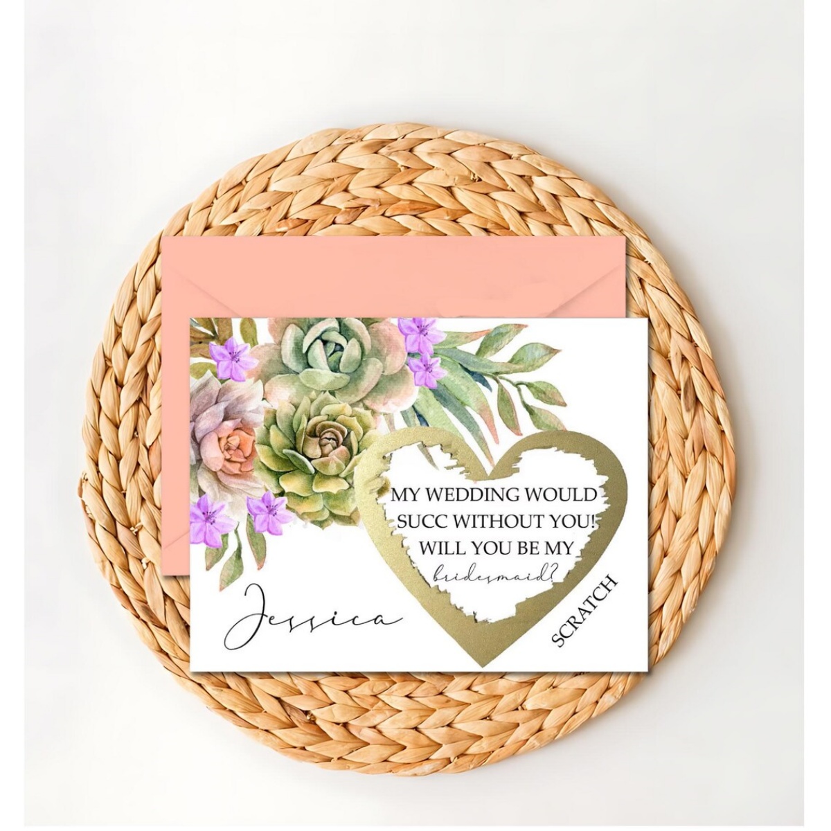 Wedding Supply Business - He Or She Scratch Off Cards
