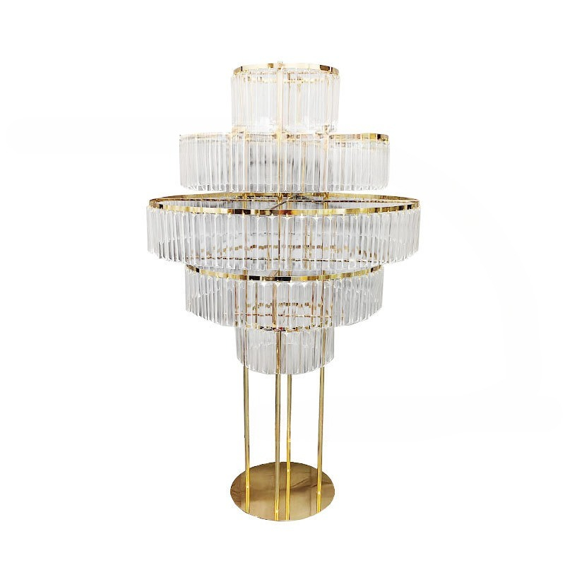 Supply Wedding Venue - Wedding hall venue decoration props, gold