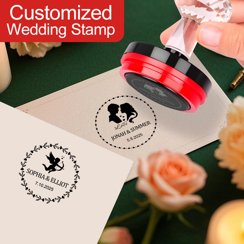 Wedding Event Supply - Custom-Made Seal Stamp for Wedding Stationery