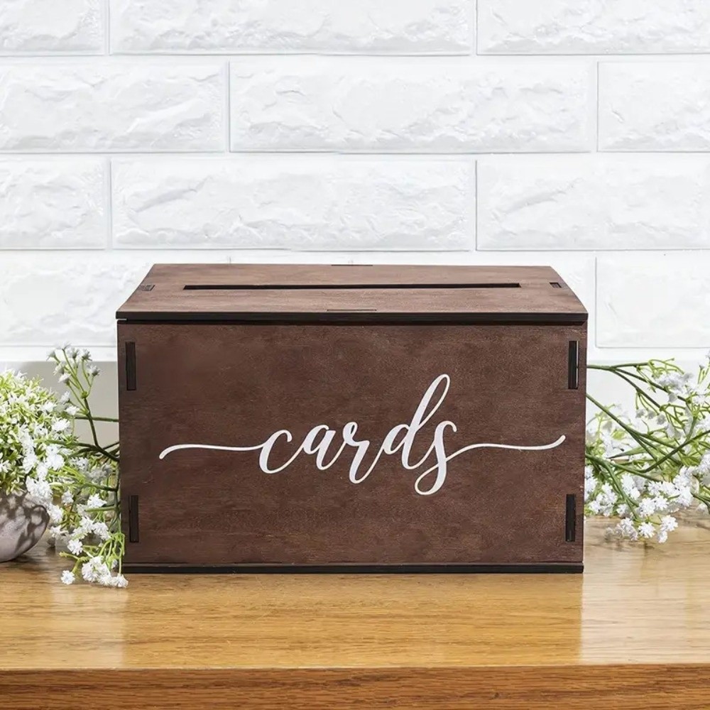 Wedding Card Box - New Wooden Wedding Card Box with