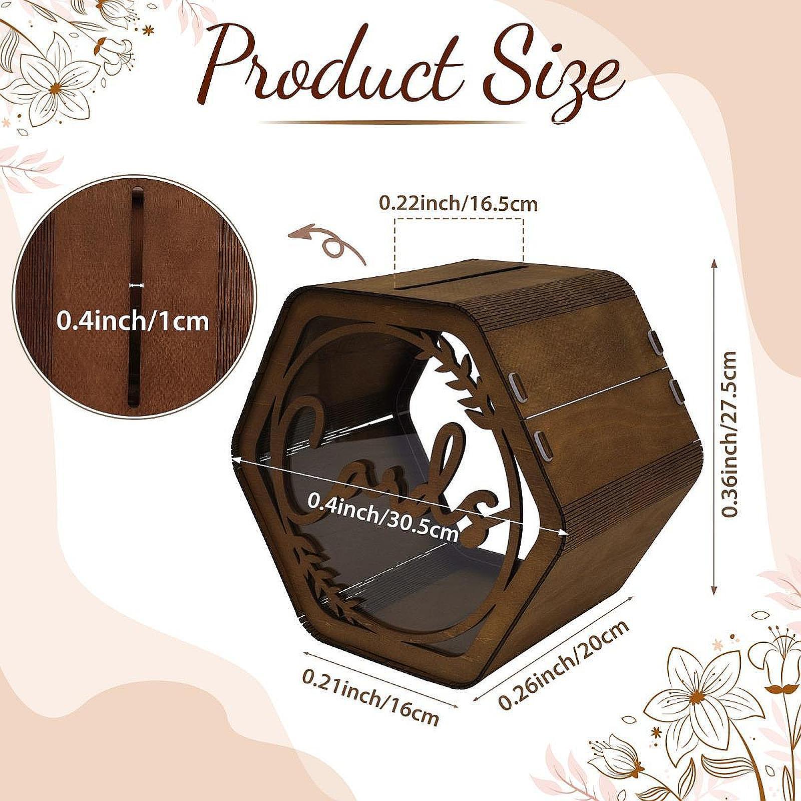 Wedding Card Box with Slot Dec - Wedding Card Box 评论和价格