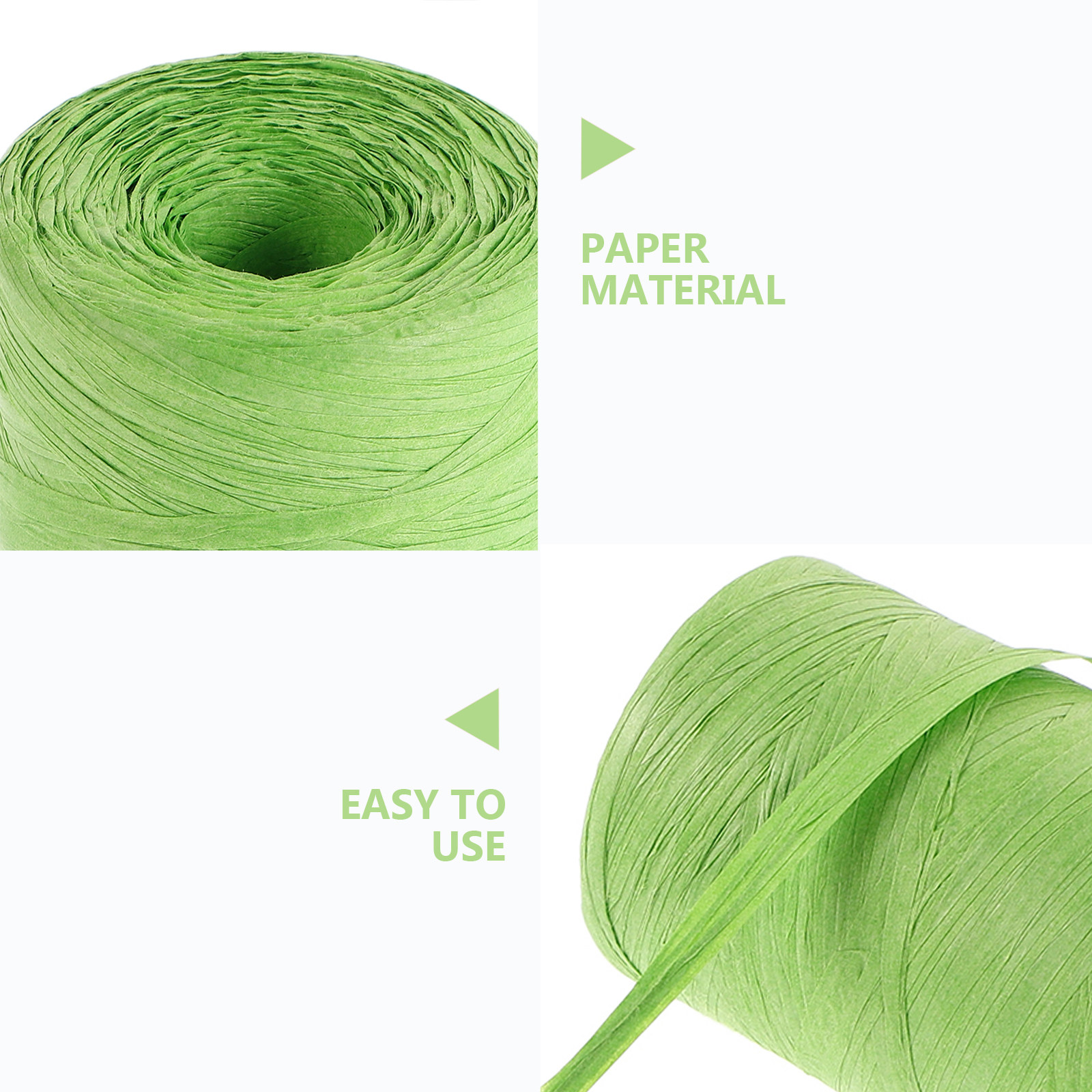 Colored Raffia Paper String Fl - Papercraft Supply Ribbon 评论和价格