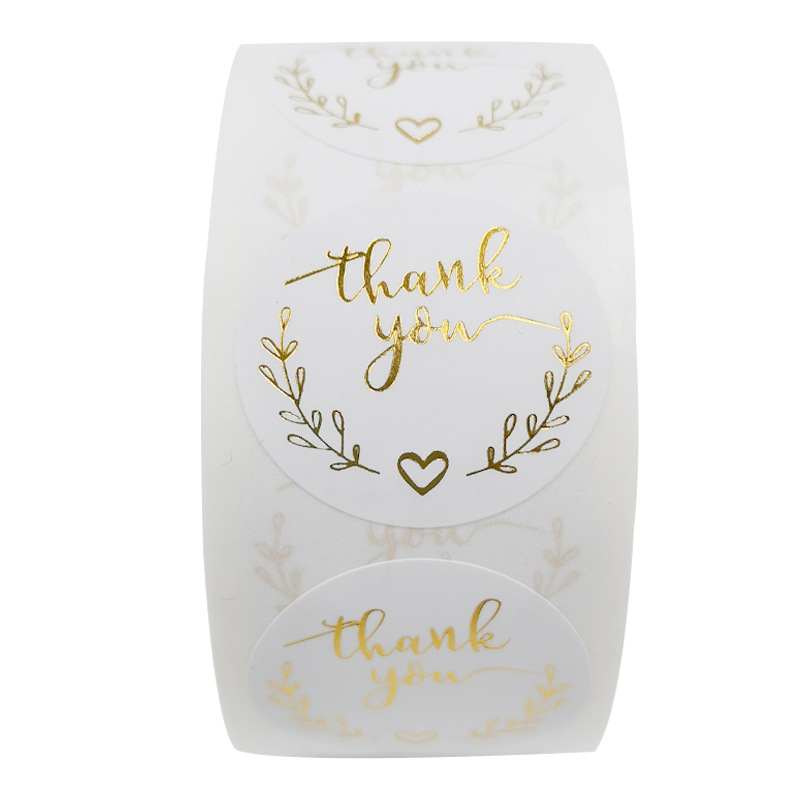 100-500pcs Gold Thank You Stic - Wedding Supply Business 评论和价格