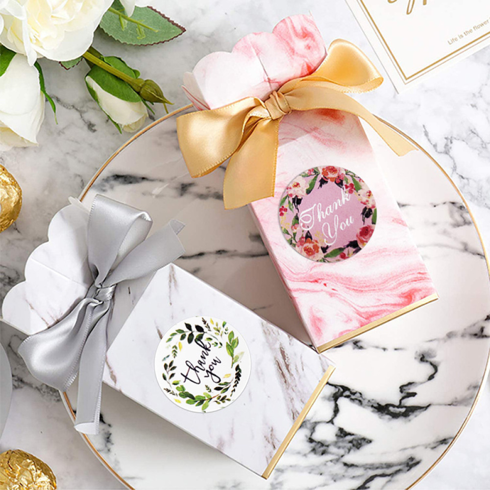 Adhesive Floral Thank You Stic - Wedding Supply Business 评论和价格