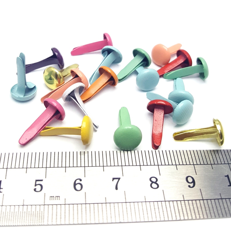 500pcs 8mm Metal Brads Scrapbo - Papercraft Supply Invitation 评论和价格