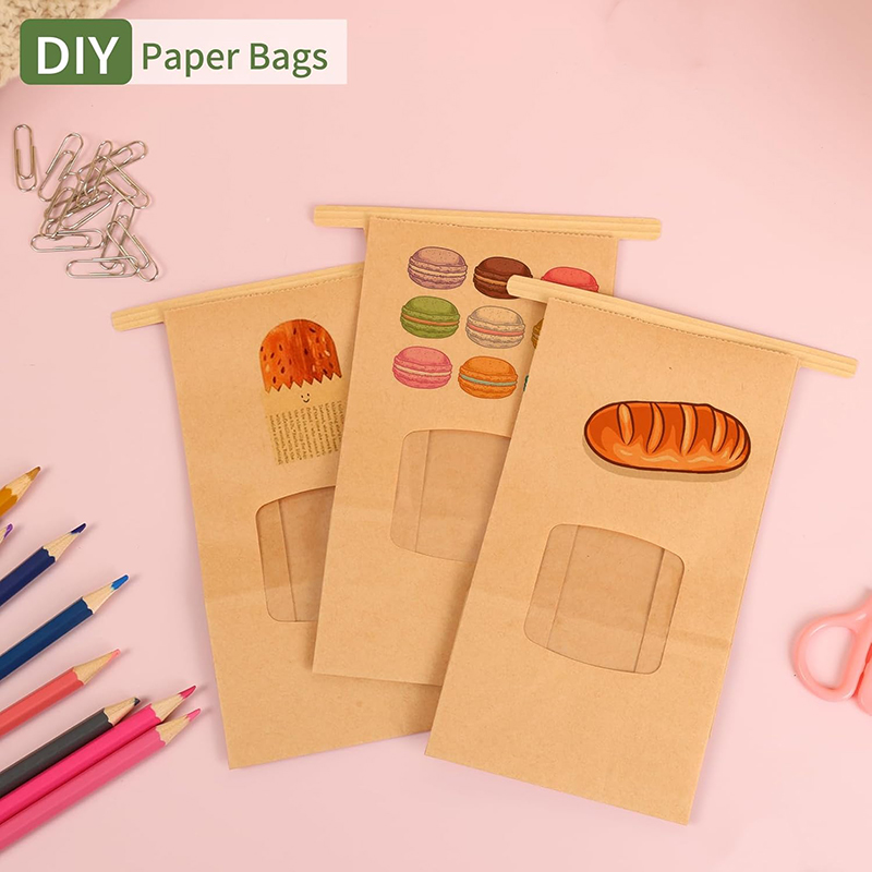 10Pcs Bakery Bags, Window Seal - Wedding Event Supply 评论和价格