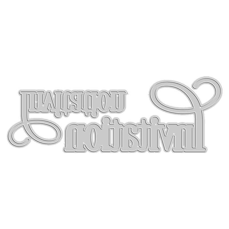 Invitation Words Metal Cutting - Papercraft Supply Invitation 评论和价格