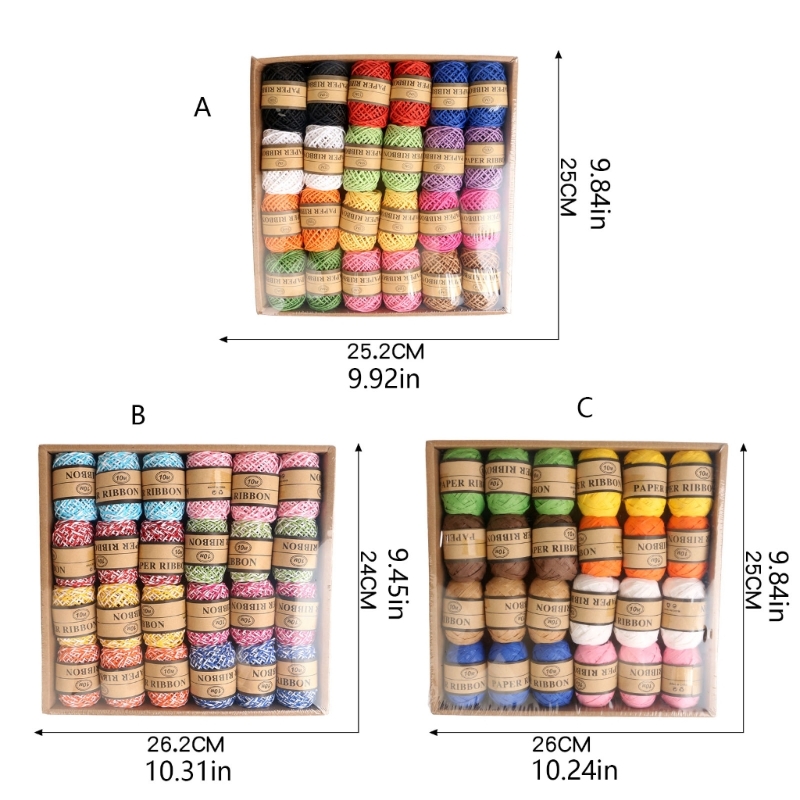  Multicolored Paper Cord Craft - Papercraft Supply Ribbon 评论和价格