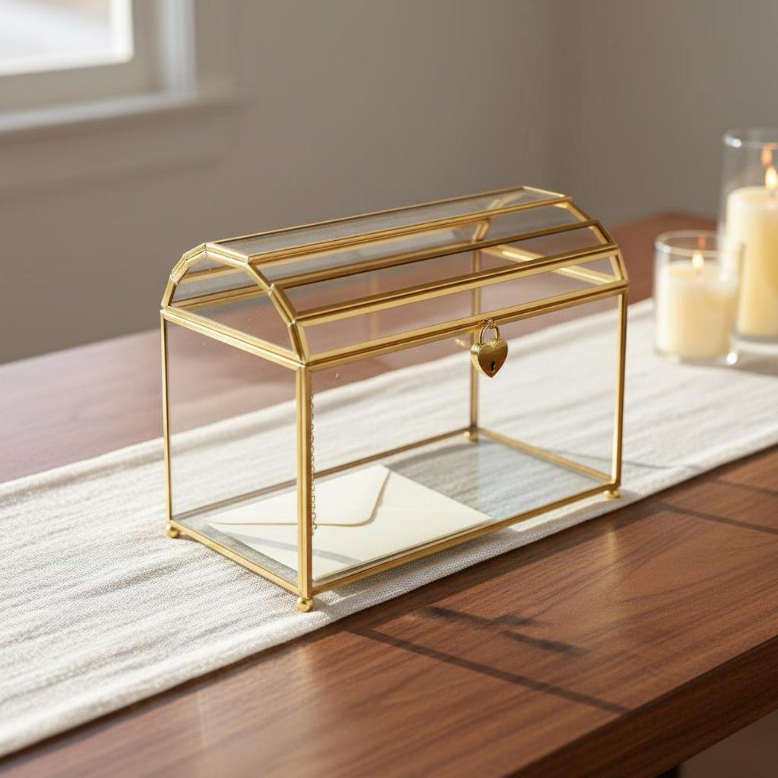 Transparent Card Box Wedding C - Wedding Card Box 评论和价格
