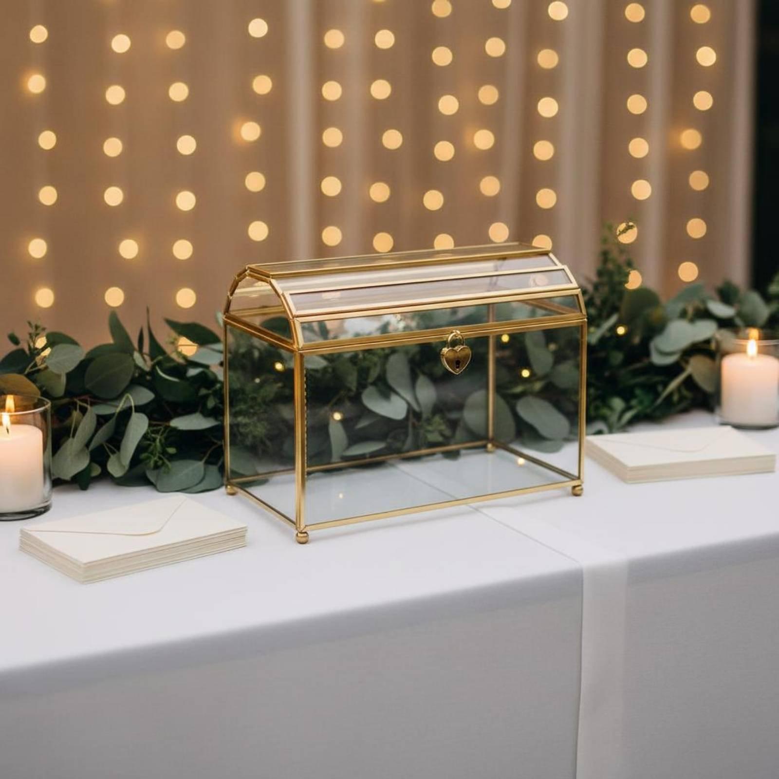Transparent Card Box Wedding C - Wedding Card Box 评论和价格