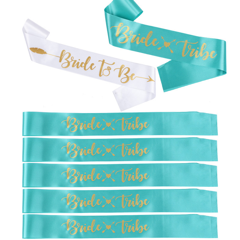 1Set Bride to be Bride Tribe S - Bride Tribe Sash 评论和价格