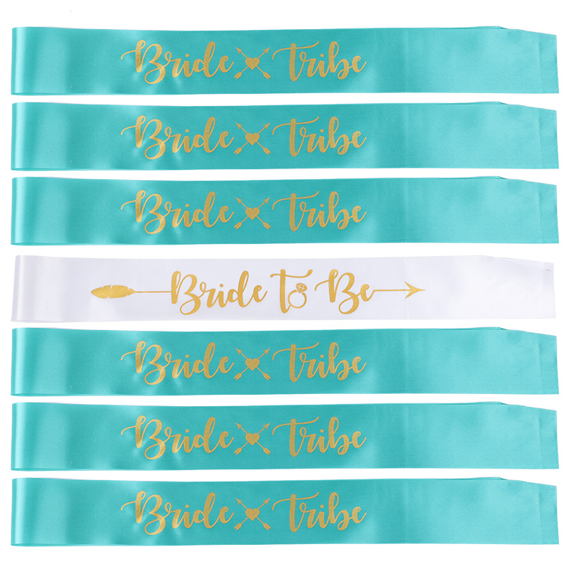 1Set Bride to be Bride Tribe S - Bride Tribe Sash 评论和价格
