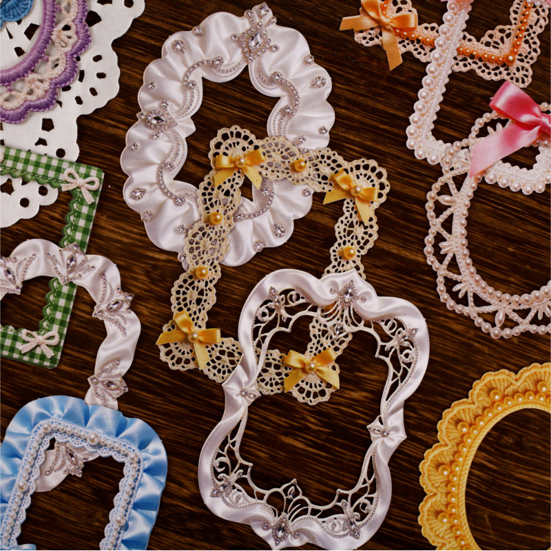 1pack/8pcs Vintage Ribbon Bord - Papercraft Supply Ribbon 评论和价格
