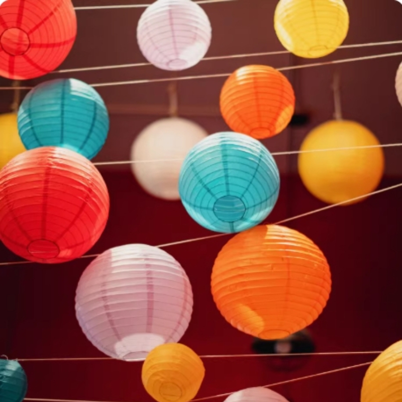 Multicolor Chinese Paper Lante - Supply Wedding Venue 评论和价格