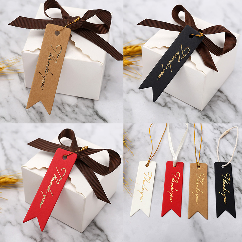 Gift Tags Thank You Cards 50pc - Wedding Event Supply 评论和价格