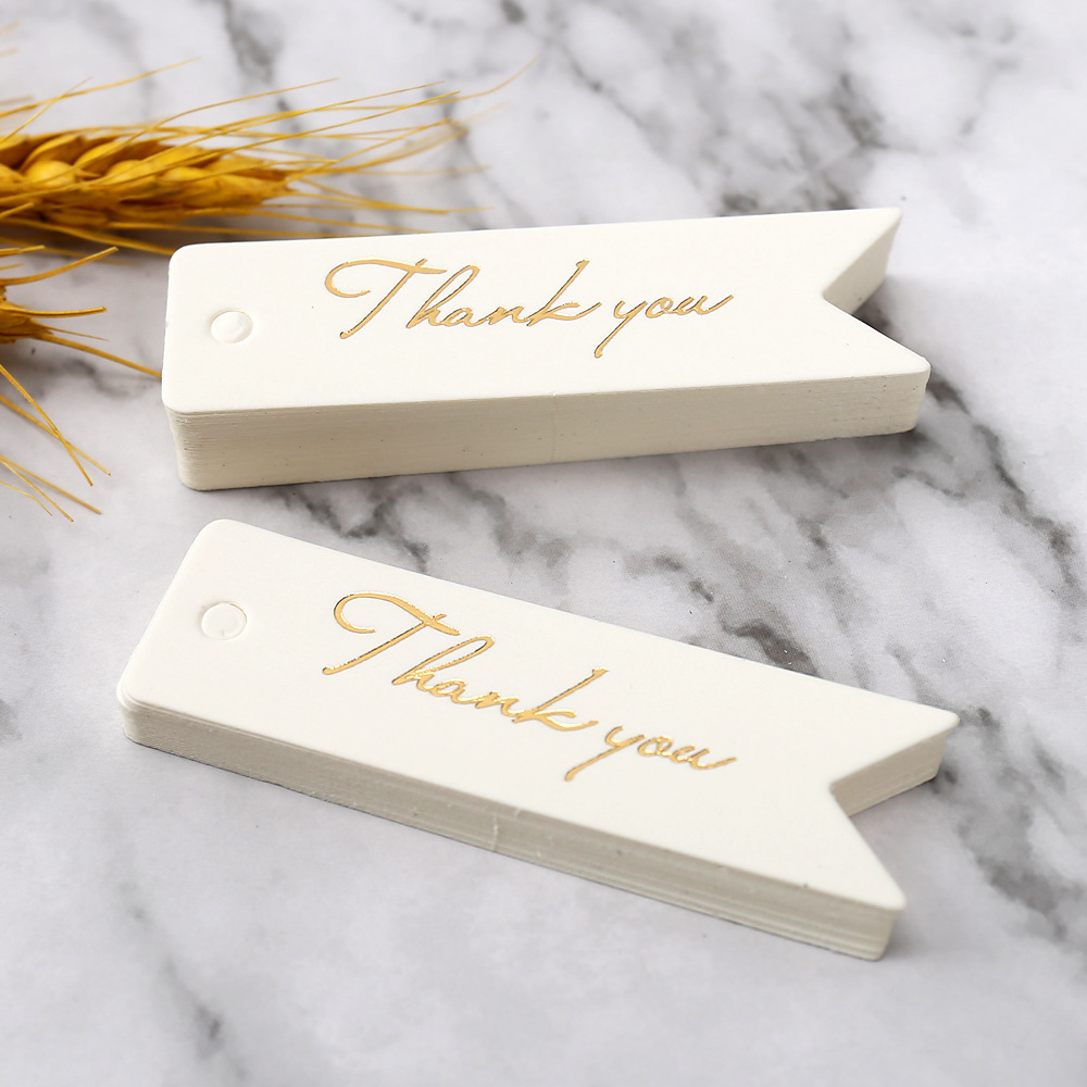 Gift Tags Thank You Cards 50pc - Wedding Event Supply 评论和价格