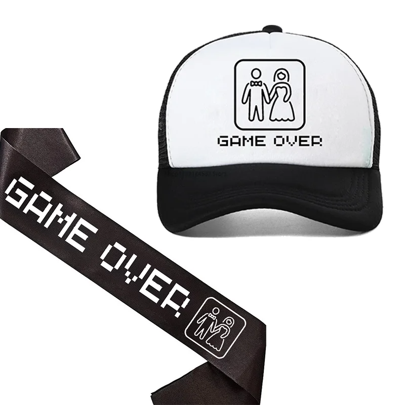 Groom To Be Sash Game Over Hat - Bride Tribe Sash 评论和价格
