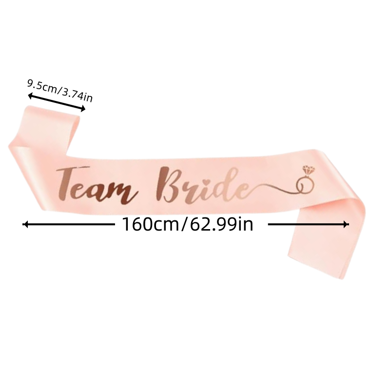 Team Bride Sash, 6 Team Bride  - Bride Tribe Sash 评论和价格