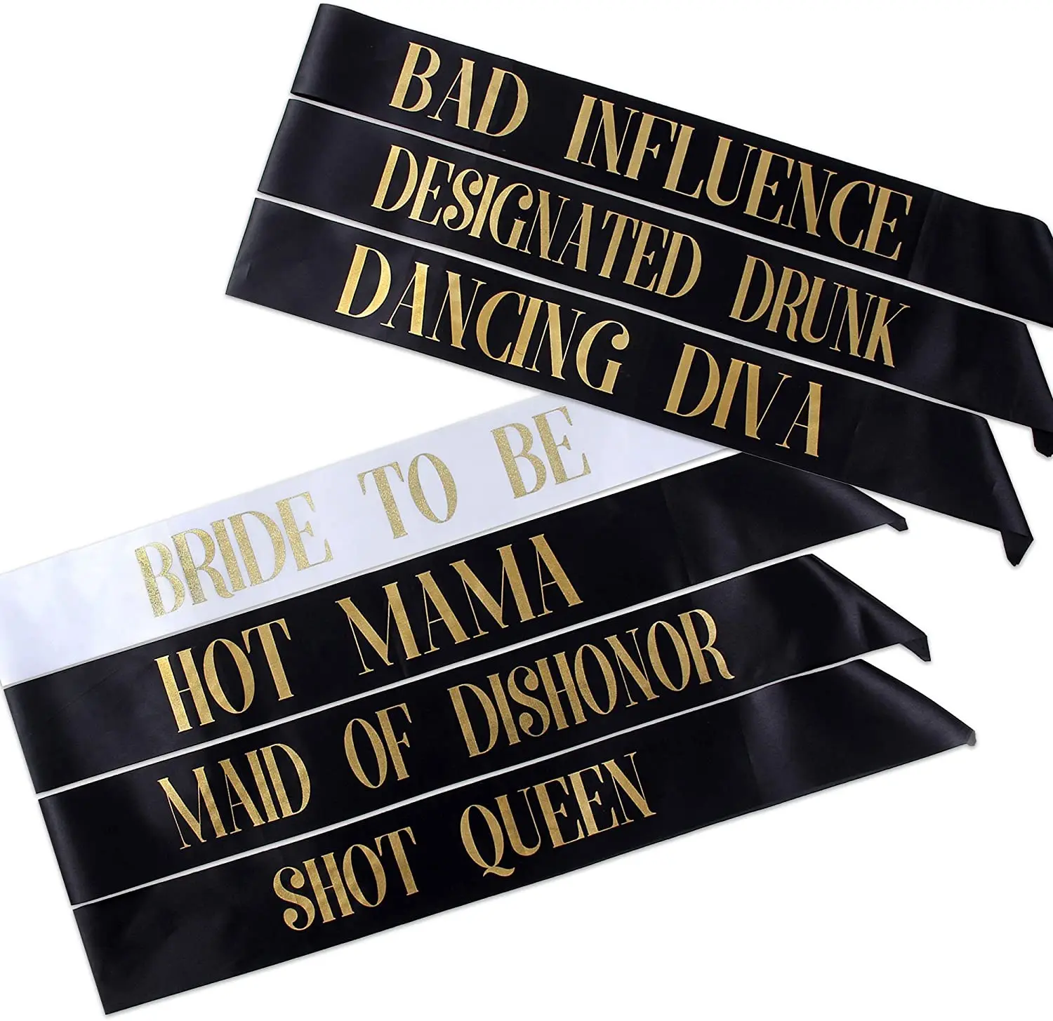 7/12/18pcs Bride To Be Team Br - Bride Tribe Sash 评论和价格