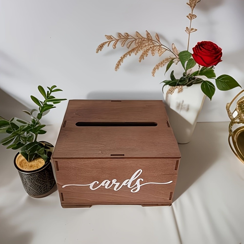 New Wooden Wedding Card Box wi - Wedding Card Box 评论和价格