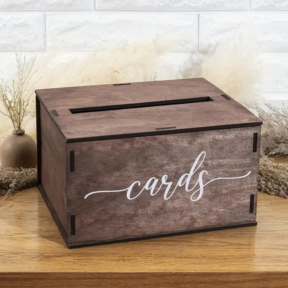New Wooden Wedding Card Box wi - Wedding Card Box 评论和价格
