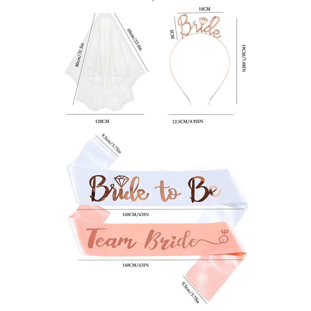 Set 13pcs Bachelorette Party S - Bride Tribe Sash 评论和价格