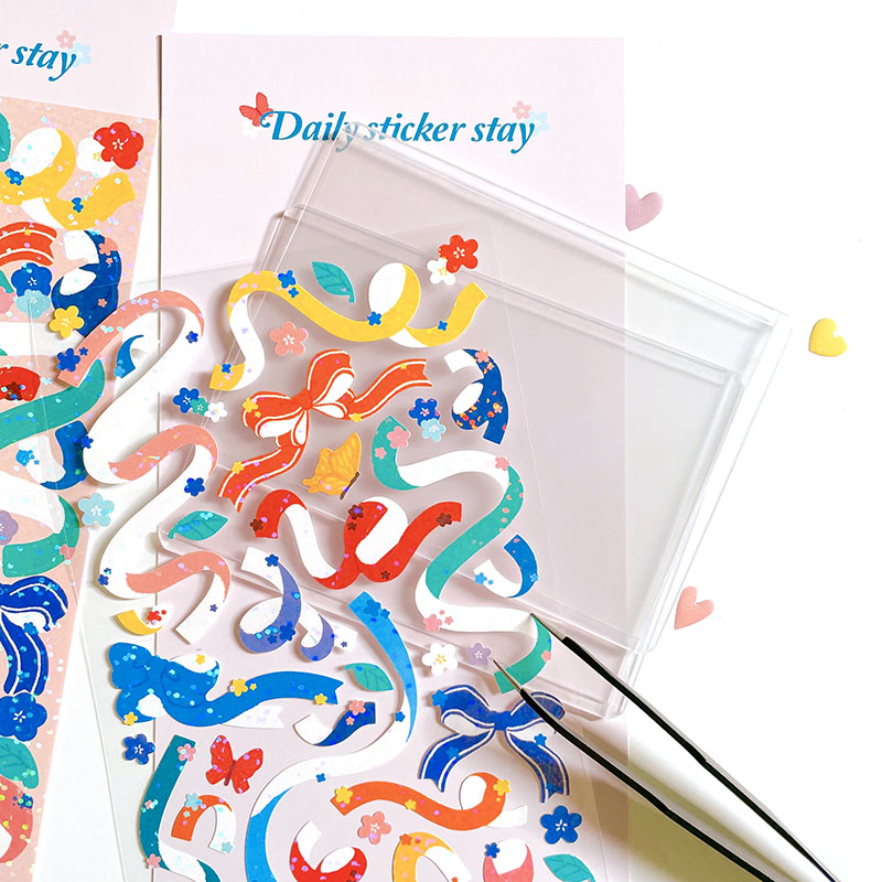 Bonito B6075 Flower Ribbon Sti - Papercraft Supply Ribbon 评论和价格