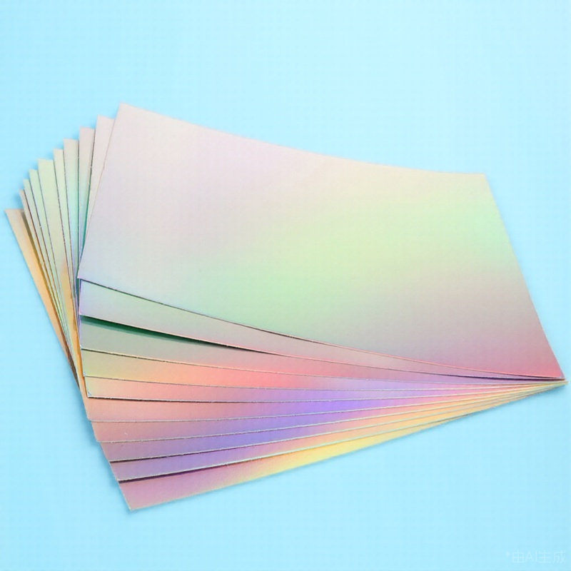 10Sheets Holographic Cardstock - Papercraft Supply Invitation 评论和价格