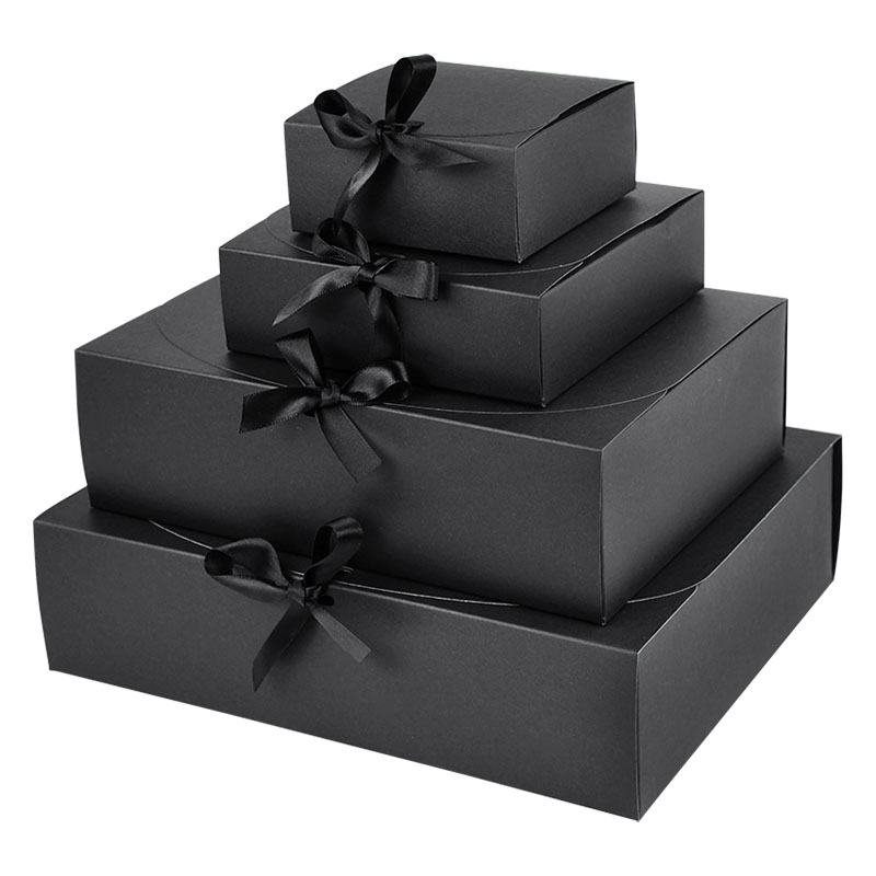 Kraft Paper Gift Box With Deco - Papercraft Supply Ribbon 评论和价格