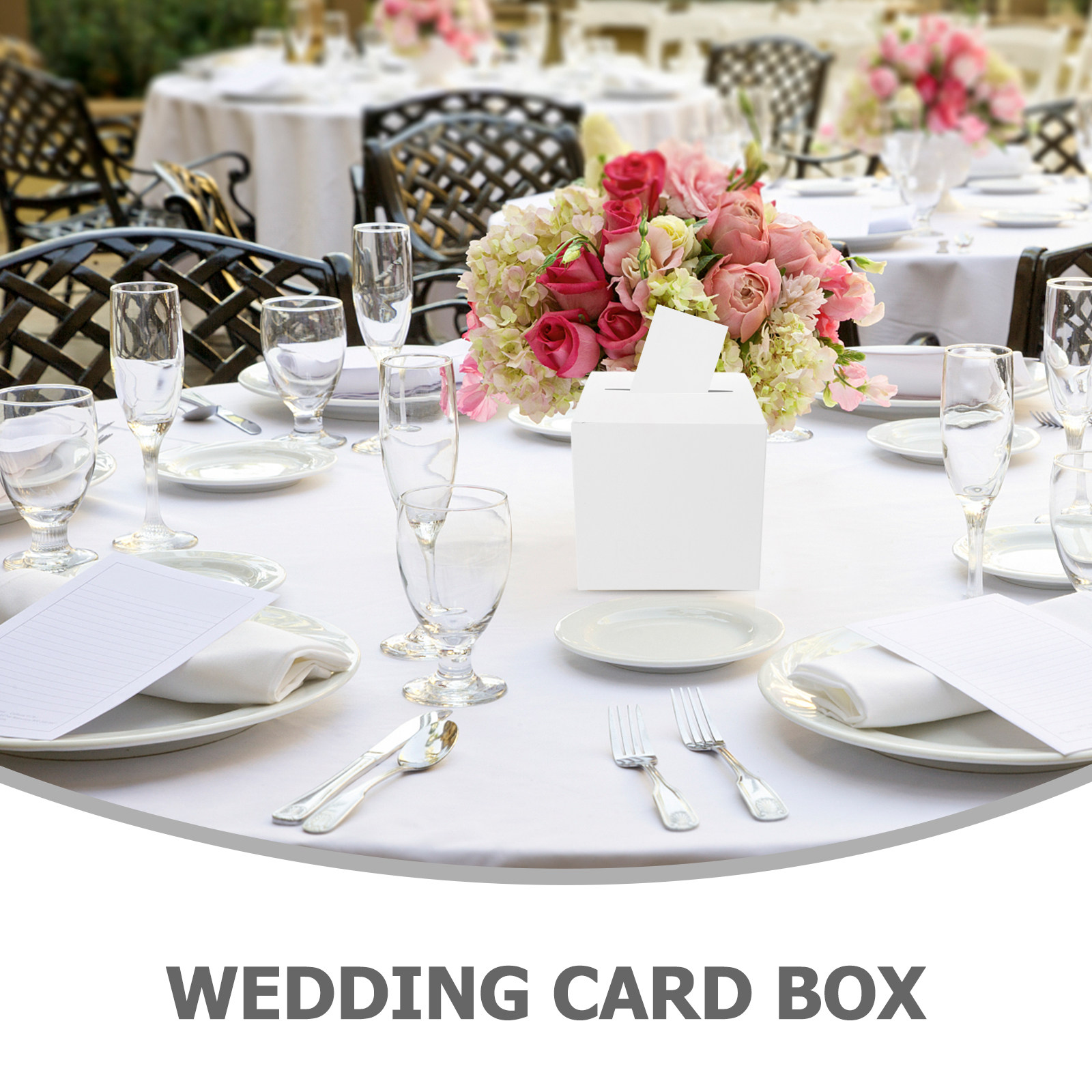 1Set Wedding Card Box White Pa - Wedding Card Box 评论和价格