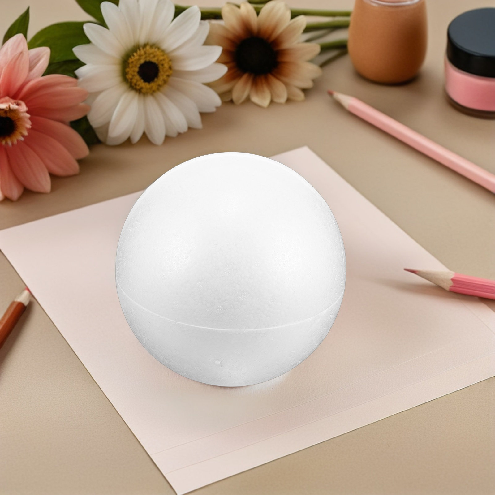 Large White Foam Ball Round Cr - Wedding Event Supply 评论和价格