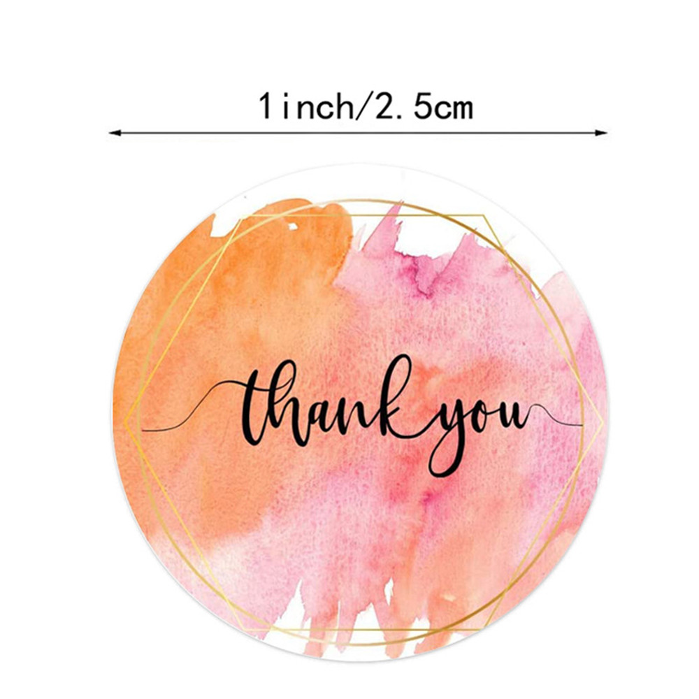 100-500 Pcs Thank You Stickers - Wedding Supply Business 评论和价格