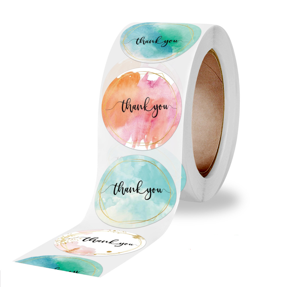100-500 Pcs Thank You Stickers - Wedding Supply Business 评论和价格