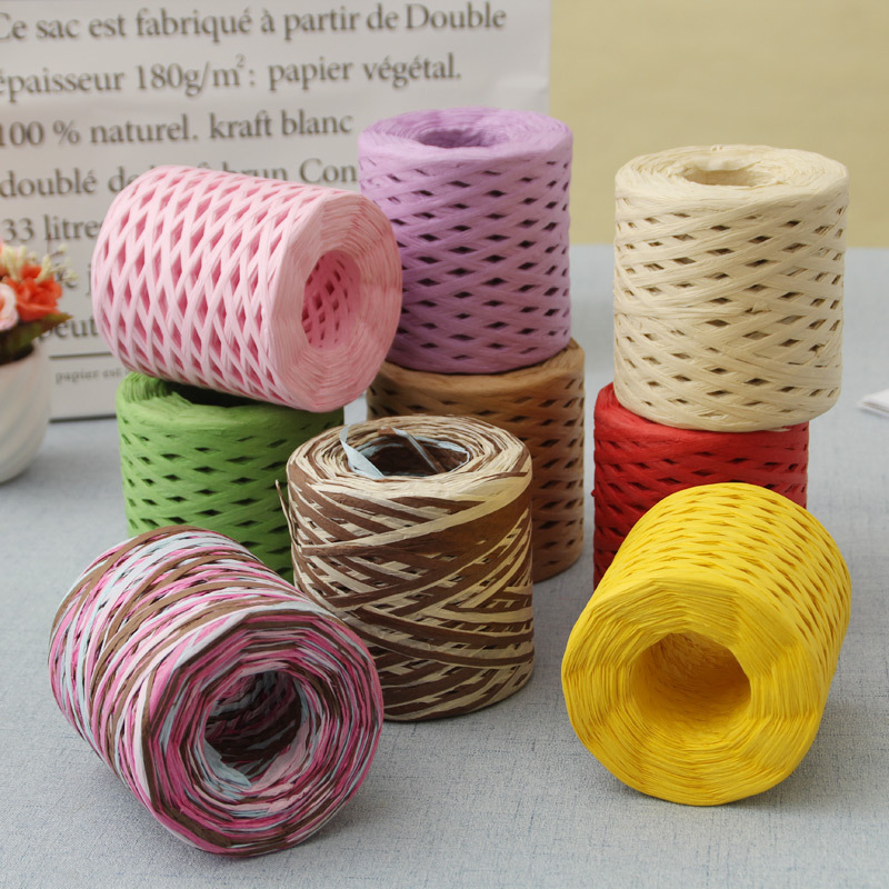 200m Raffia Yarn Rope Ribbon N - Papercraft Supply Ribbon 评论和价格