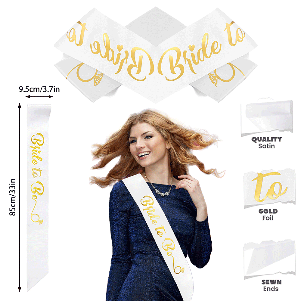 Bride to Be Bachelorette Party - Bride Tribe Sash 评论和价格