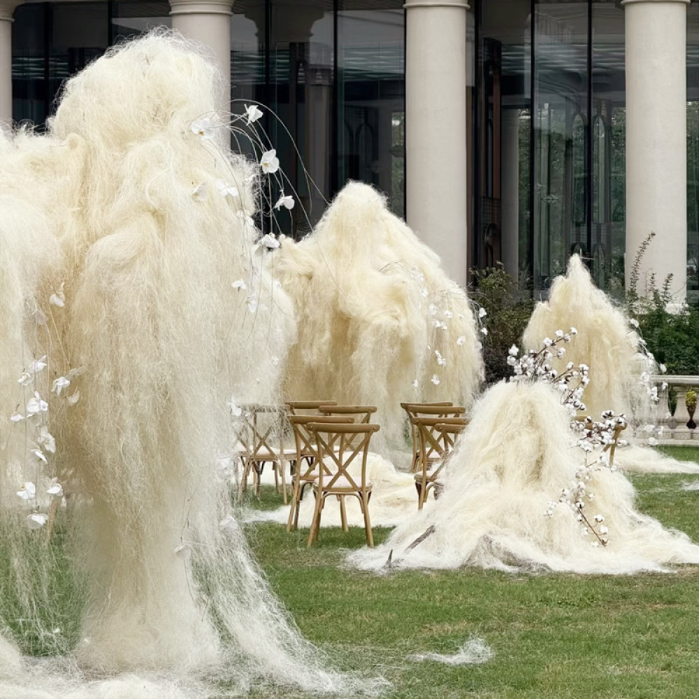 Decorative Colored Hemp Silk F - Supply Wedding Venue 评论和价格