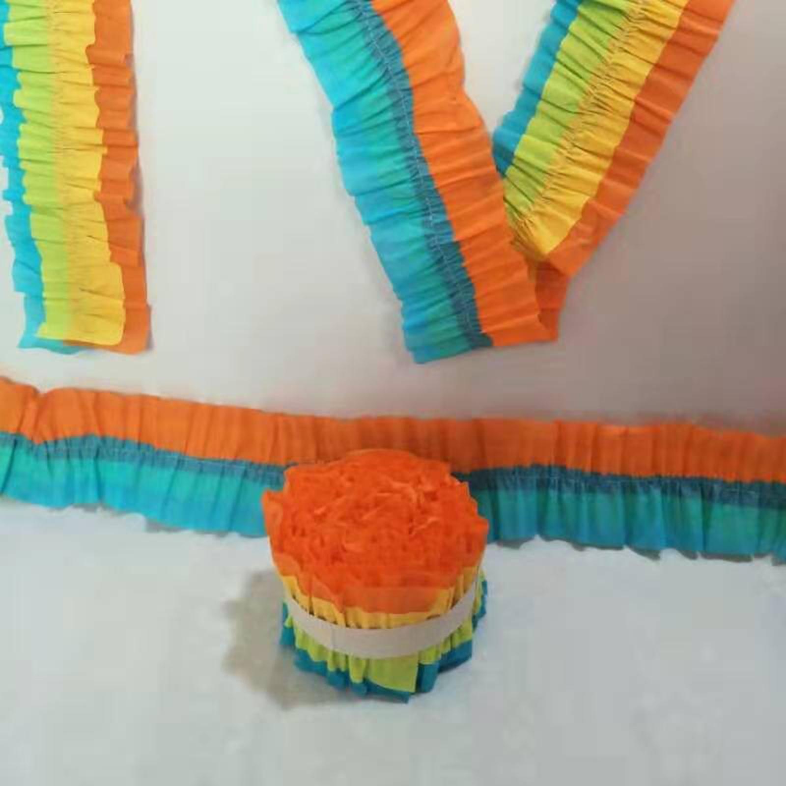 2 Pieces Wrinkle Paper Roll Cr - Papercraft Supply Ribbon 评论和价格