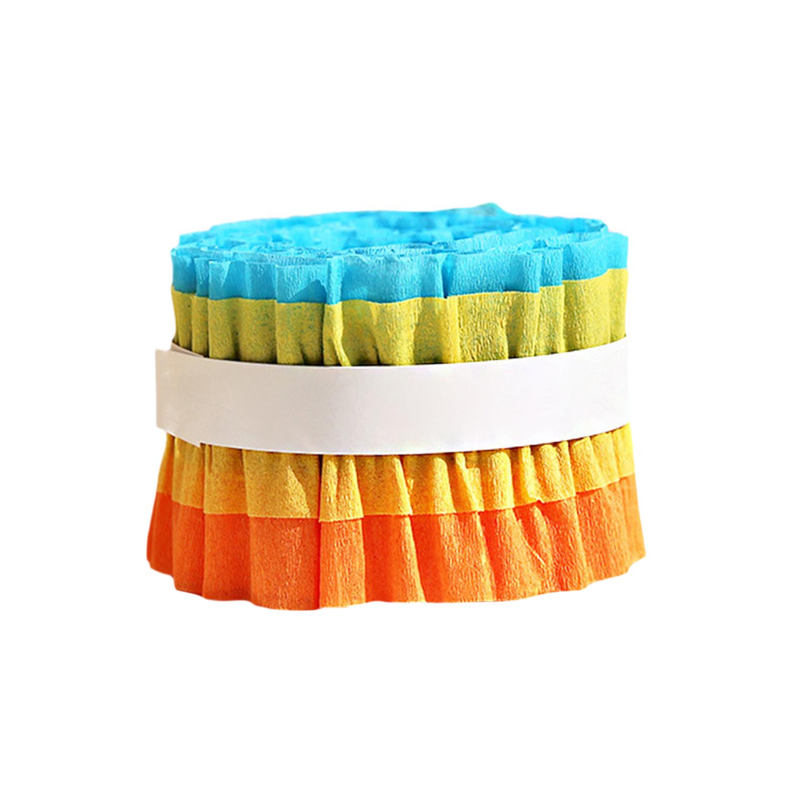 2 Pieces Wrinkle Paper Roll Cr - Papercraft Supply Ribbon 评论和价格
